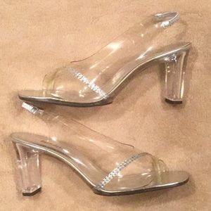 Clear Pumps Size 10